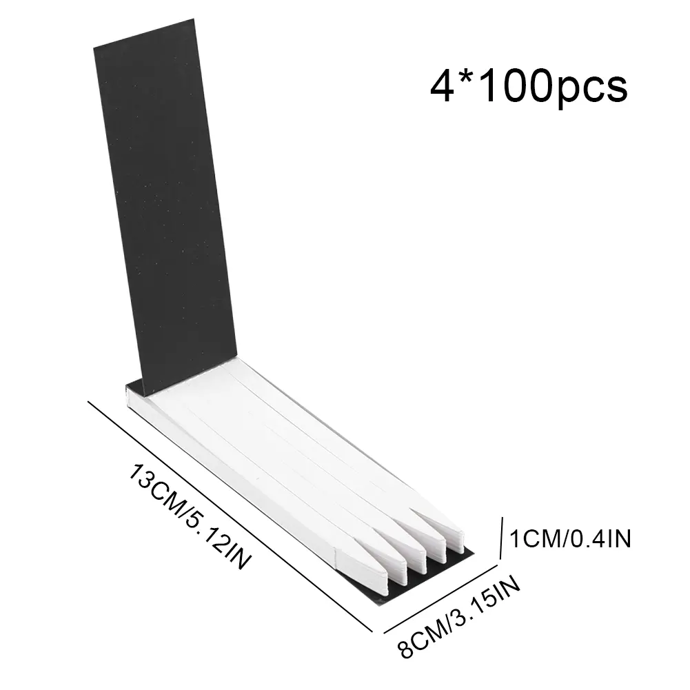 400Pcs Perfume Test Strips Essential Oil Test Strip Fragrance Test Strips White Perfume Test Paper Strips for Aromatherapy