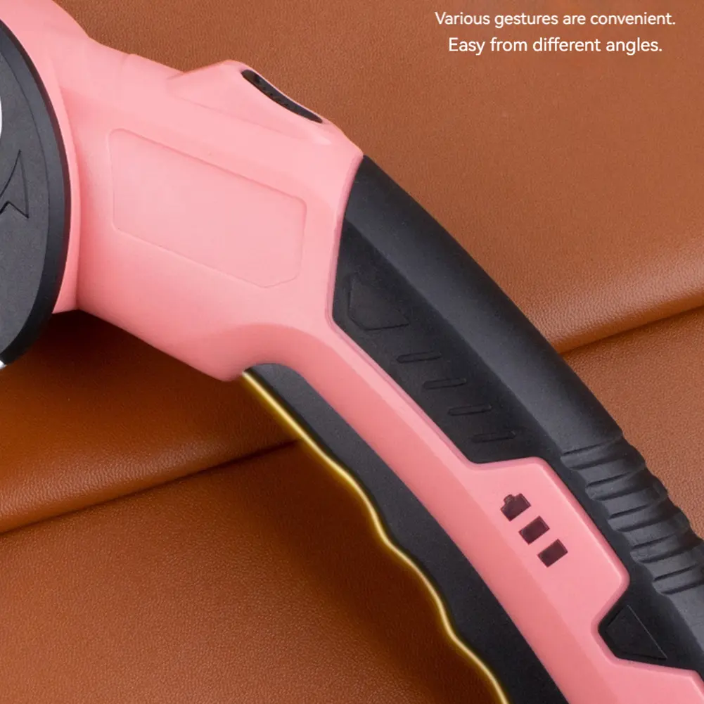 Cordless Electric Scissors Electric Rotary Cutter Sharp Blade Handheld Cutting Scissors Rechargeable for Leather Plastic Fabric