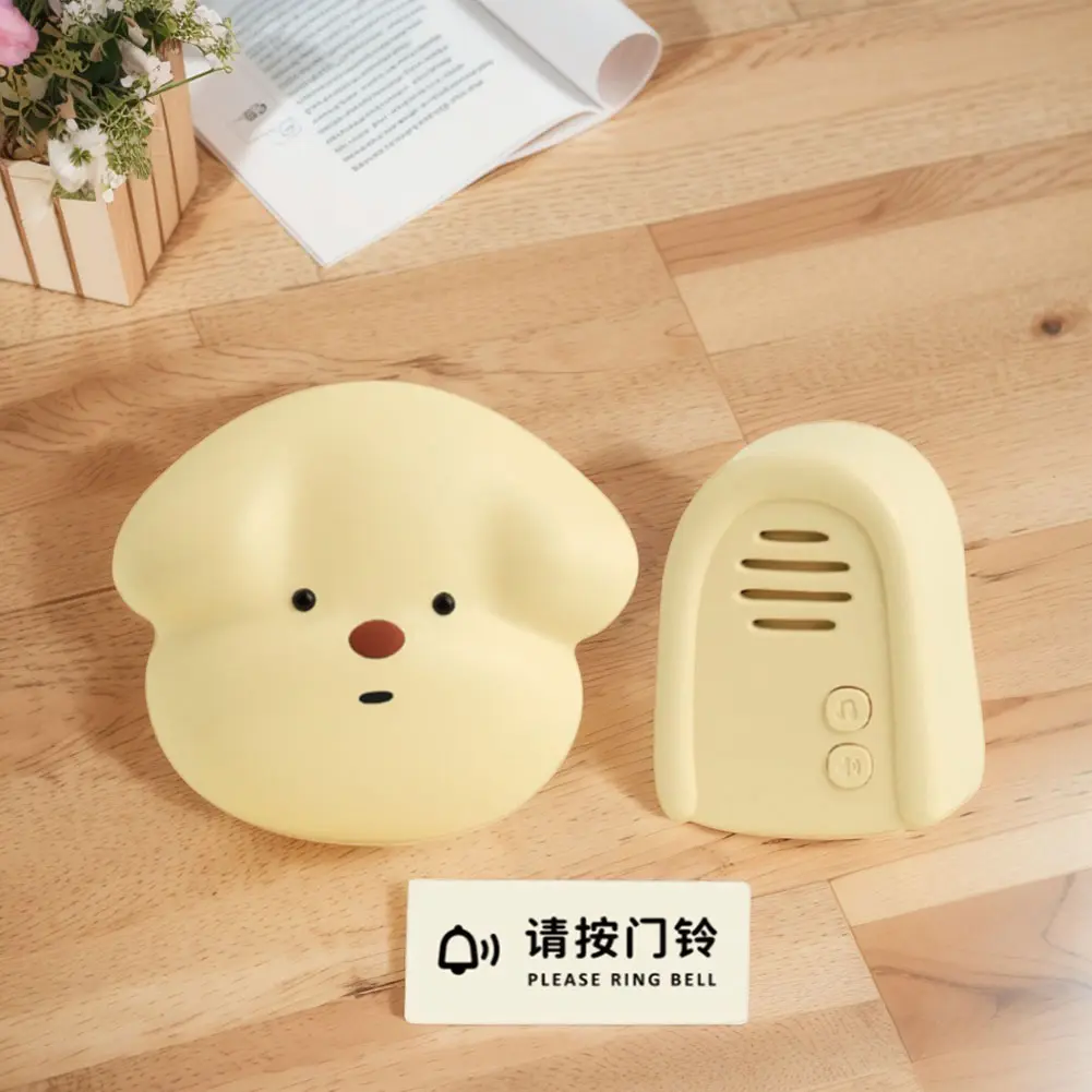 Wireless Doorbell 50m Long Distance Self-Powered Doorbell Adjustable Volume Cordless Doorbell for Home Classroom