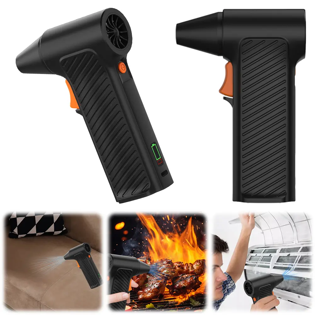 110000RPM Mini Turbo Jet Fan 29mm Brushless Motor Portable Dust Blower Dusting Hair Dryer for Computer Keyboard Outdoor Car Home