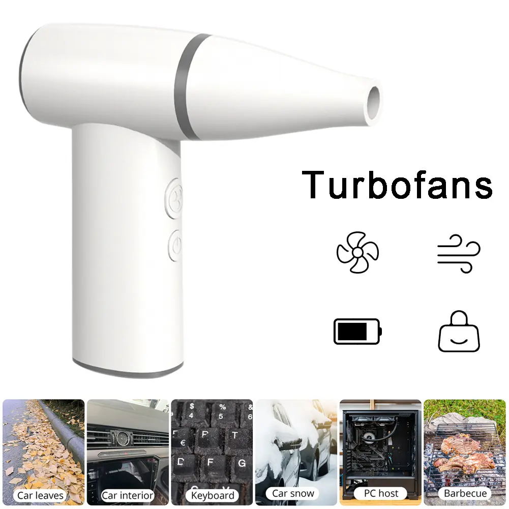 100000RPM Turbo Fan High Speed Jet Dry Blower Electric Air Blower Air Duster for Keyboard Computer Cleaning Air Bed Hair Dry