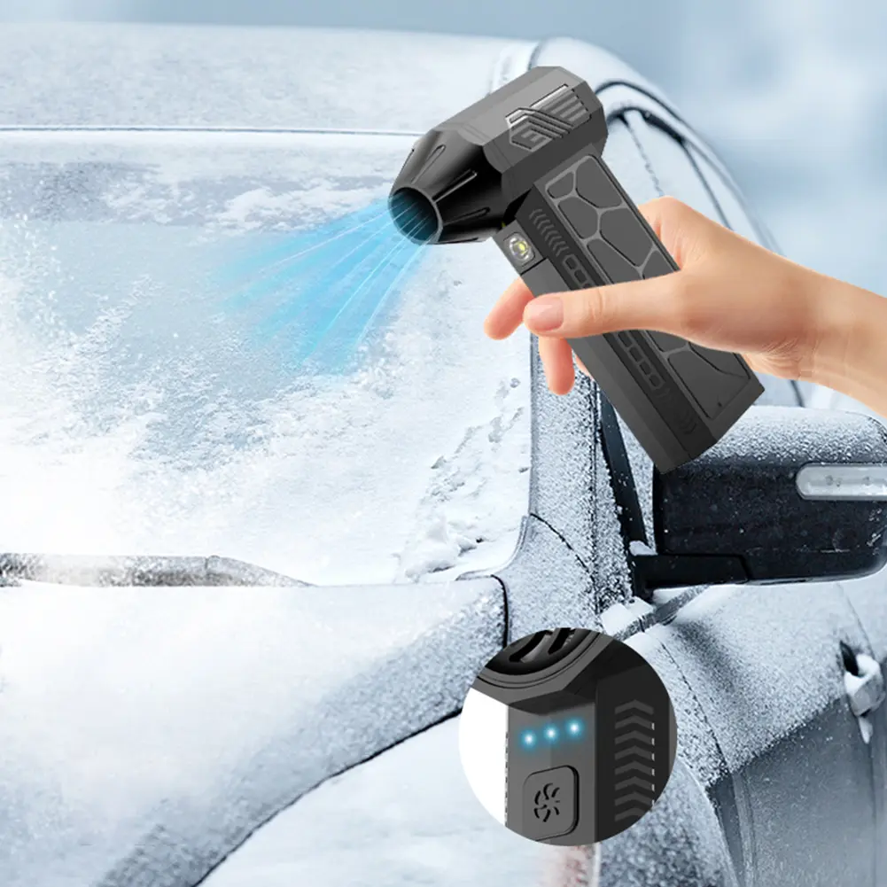 Mini Turbo Jet Fan 130000 RPM Turbo Violent Fan Brushless Motor Powerful Blower Strong Winds 50m/s Handheld Duct Fan