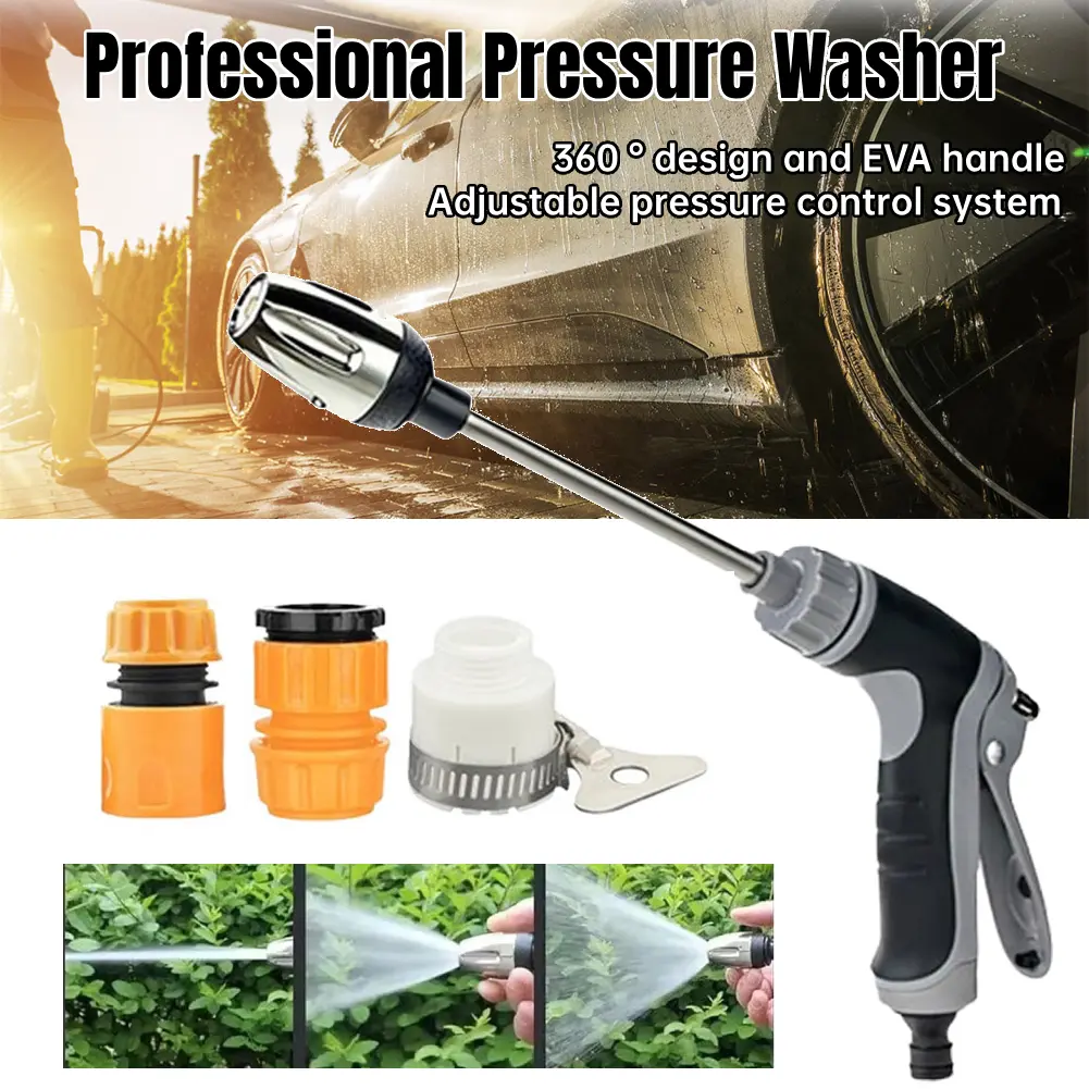 Pressure Washer W/ 360° Rotating Handheld High Pressure Washer Water Blitz Pressure Washer Pressure Washer Gun for Car Cleaning