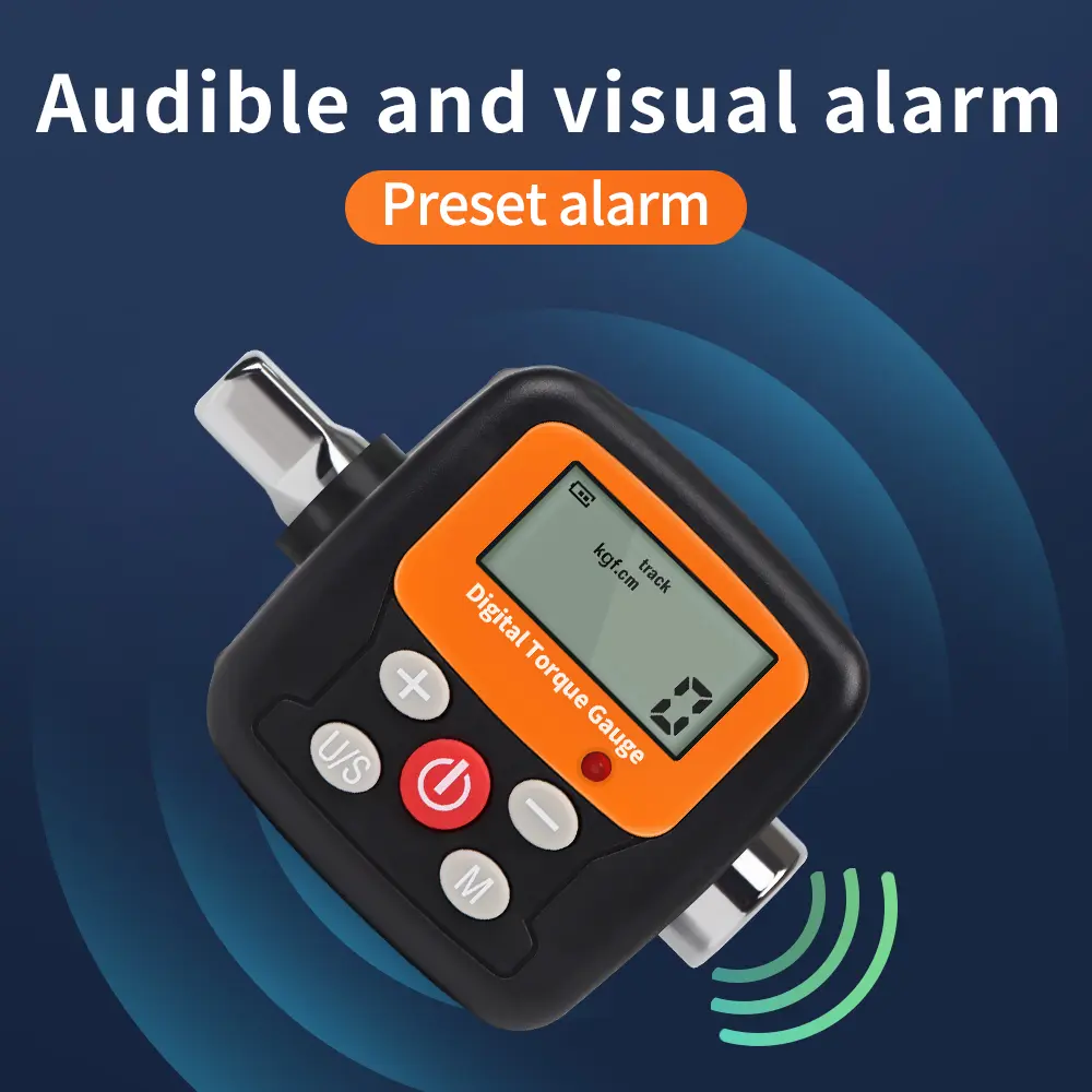 High Precision Mini Torque Meter 1/2''1/4'' 3/8'' Digital Torque Wrench Adapter 4-135 N.m Electronic Torque Gauge Repair Tools
