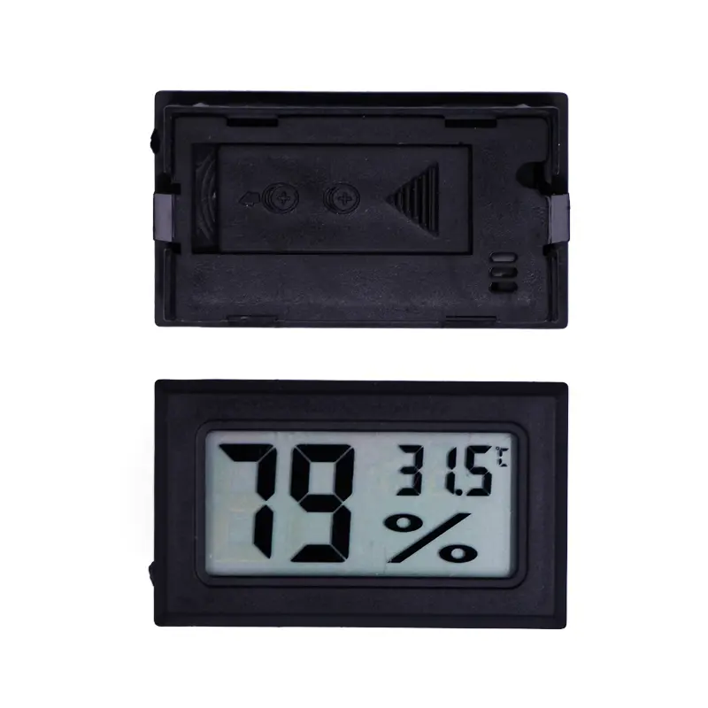 Mini Digital Hygrometer Thermometer LCD Display Temperature Humidity Meters Versatile for Reptile Incubator Aquarium Poultry