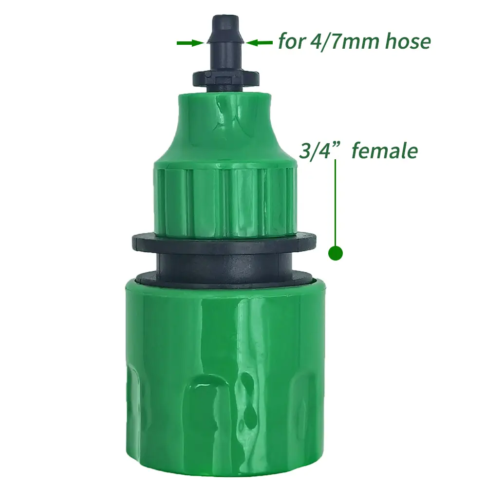 5pcs Water Pipe Quick Connector Plastic Hose Pipe Connector For Garden Pipeline Drip Irrigation System Watering Equipment Parts