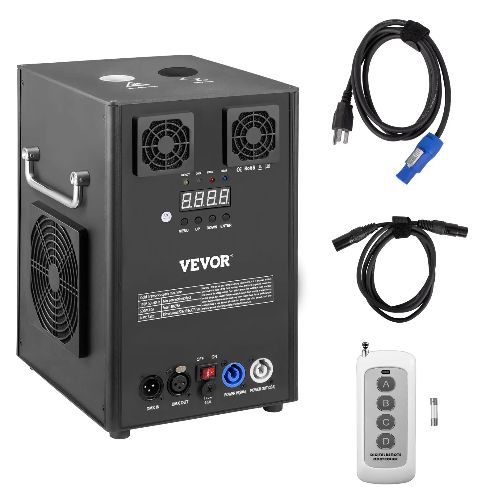 SucceBuy Large Stage Equipment Effect Machine Stage Lighting Wireless Remote Control Equipment Machine for Wedding Musical Show
