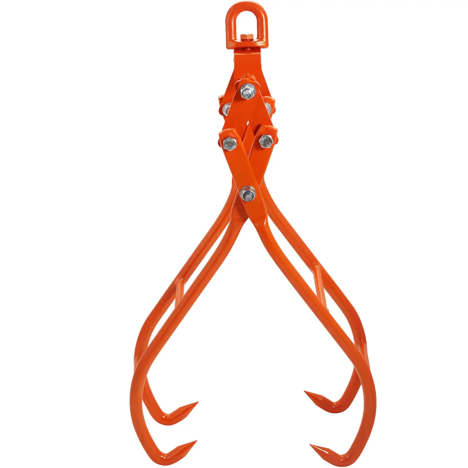 SucceBuy Log Skidding Tongs Log Lifting Tongs Heavy Duty Steel Lumber Skidding Tongs Loading Capacity Log Lifting Handling Tool