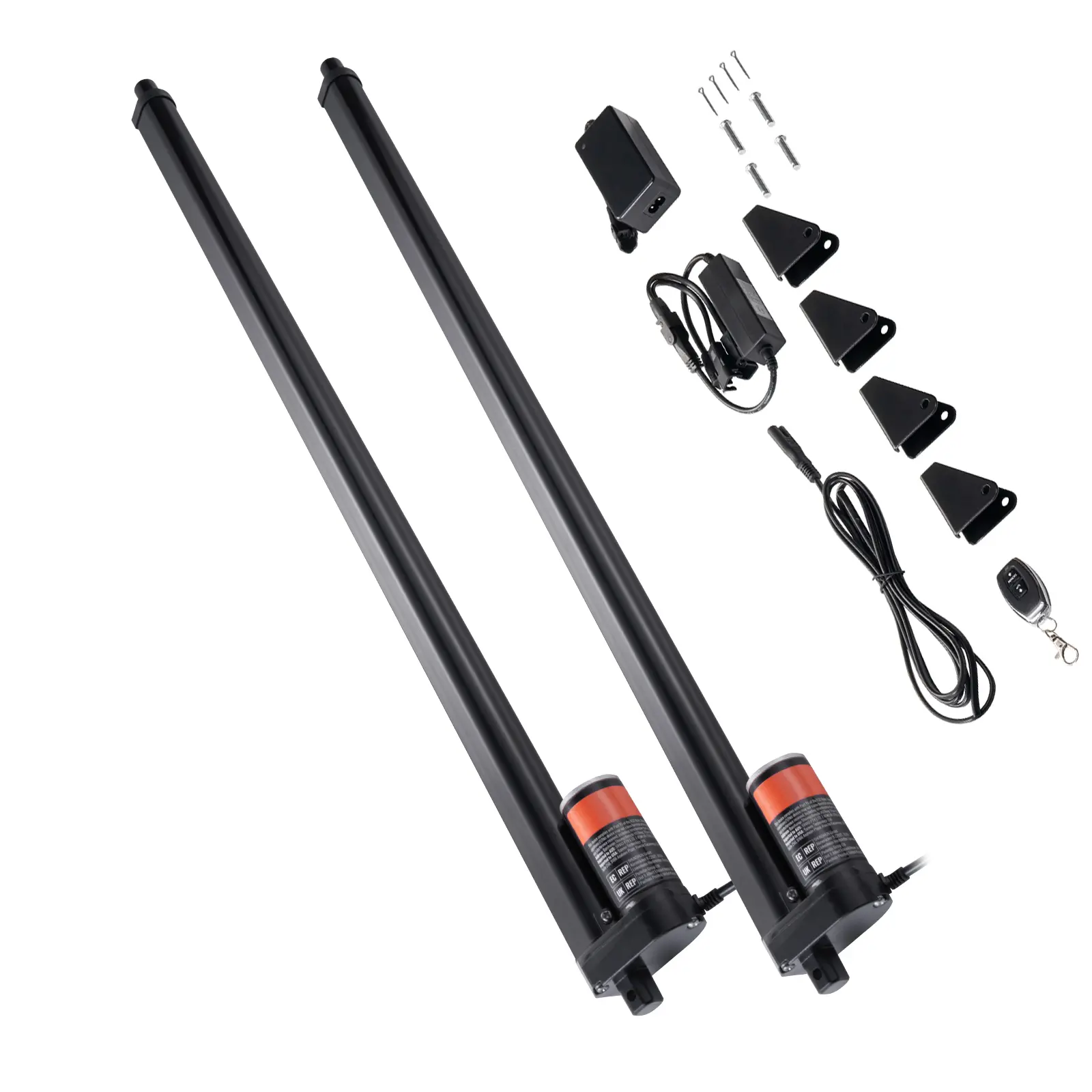 SucceBuy 2PCS 12V Linear Actuator 1000N 30inch Electric Linear Motor Controller IP54 Protection for Home TV Table Sofa Lifting