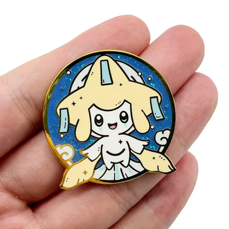 Pokemon Arceus Mewtwo Jirachi Brooches Enamel Pins Cartoon Anime Badges Backpack Hat Shirt Lapel Pin Jewelry Gifts for Friends