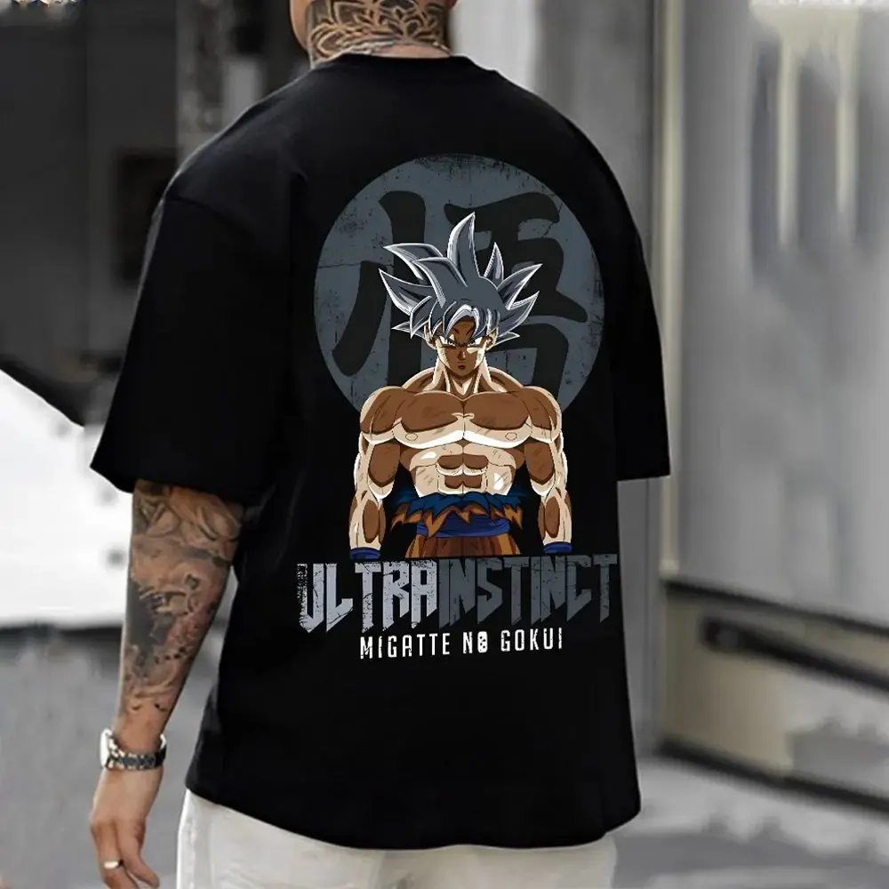 Dragon Ball 2025 Licensed Collection - Official Goku Vintage T-Shirt, Loose Fit Oversized Unisex Comfortable Cotton Anime