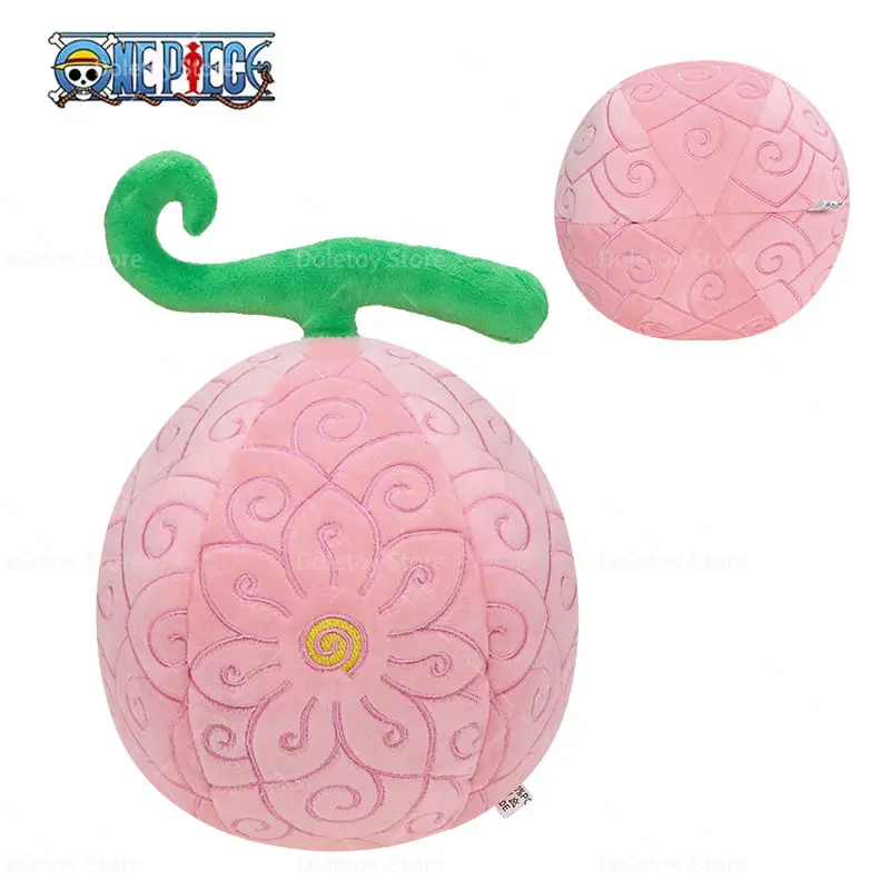 Hot One Piece Plush Gum-Gum Fruit Stuffed Animal Toy Cartoon Flower-Flower Op-Op Devil Fruit Plush Home Decor Colorful Gifts