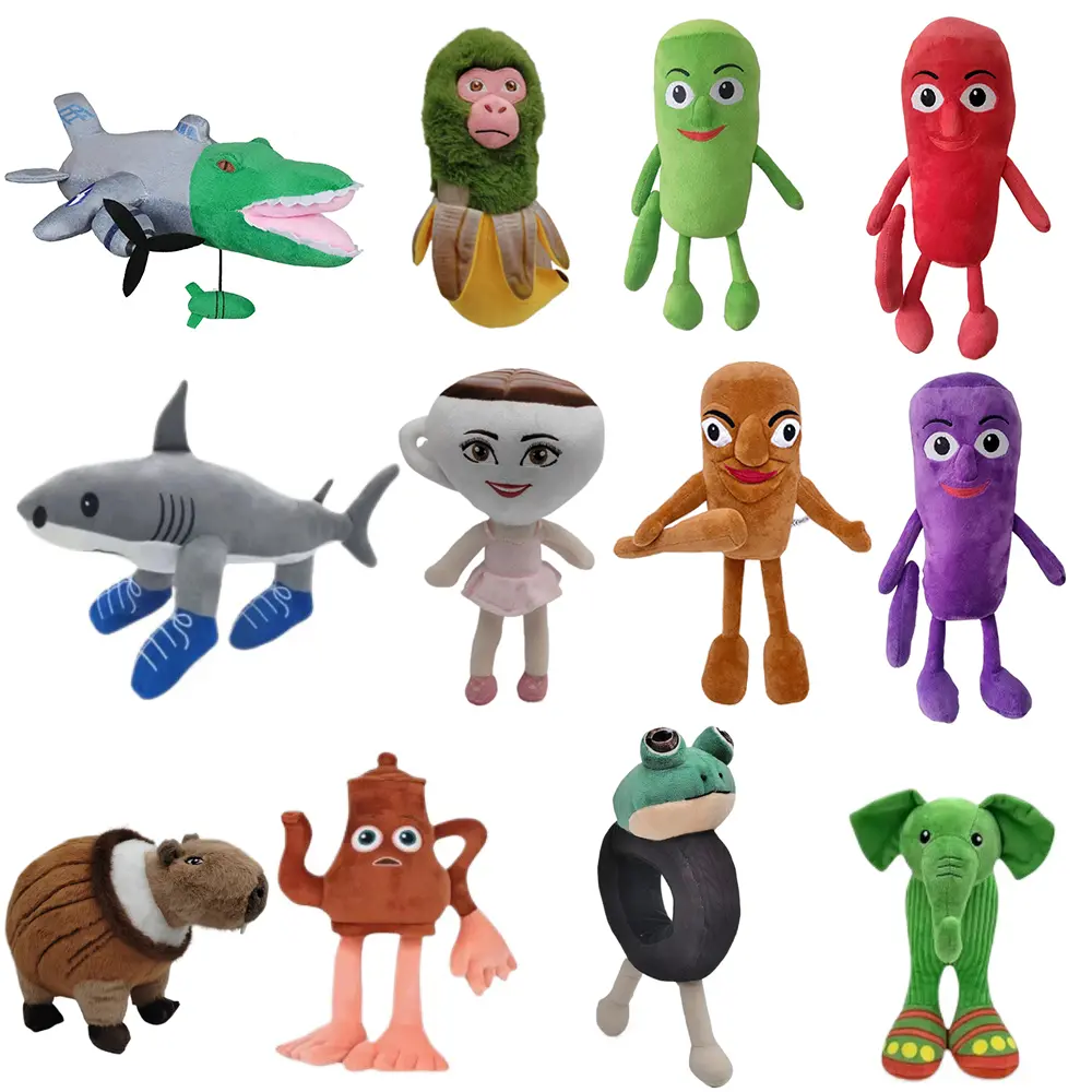 Hot Tralalelo Tralala Plush Tung Tung Tung Italian Brainrot Al Tralalero Tralala Plush Doll Stuffed Soft Pillow Custom Toys