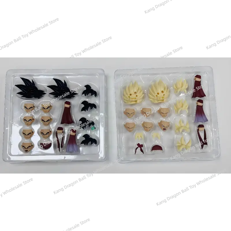 DKO & Recustom Dragon Ball SHF Super Saiyan SSJ Lost Heroic Soul Burdock Sun Goku's Father Accessories Action Figures Model Toys