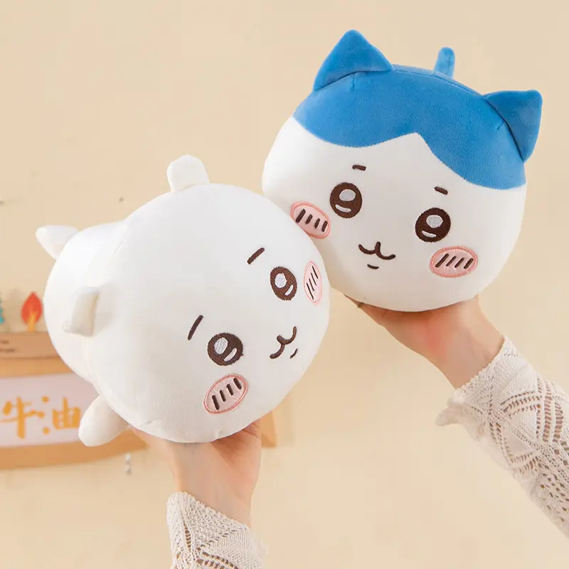 30/40Cm MINISO Chiikawa Series Long Doll Cartoon Hachiware Soft Pillow Big Size Plush Doll Children's Girl Toy Birthday Gift