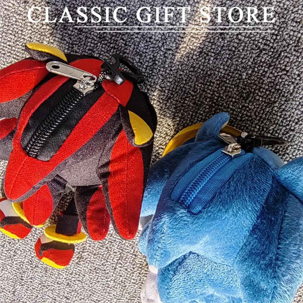 20cm Game Anime Cartoon Hedgehog Blue Black Stuffed Plush Toy Doll Pendant Gifts for Children Christmas Gift