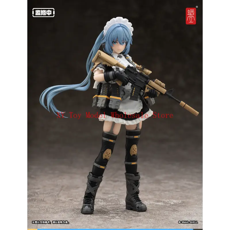 [48hours Shipping] Snail Shell RA-02 1/12 Moving Eyes Tactical Maid Tokiwa Kazune Moving Doll Figure Gift
