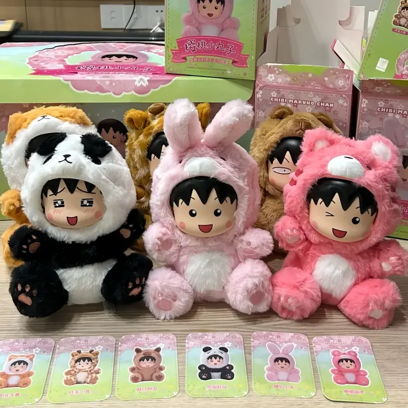 New Chibi Maruko Chan Mystery Box Genuine Costume Party Series Blind Box Chibi Maruko Chan Model Rabbit Kawaii Doll Gifts Toys