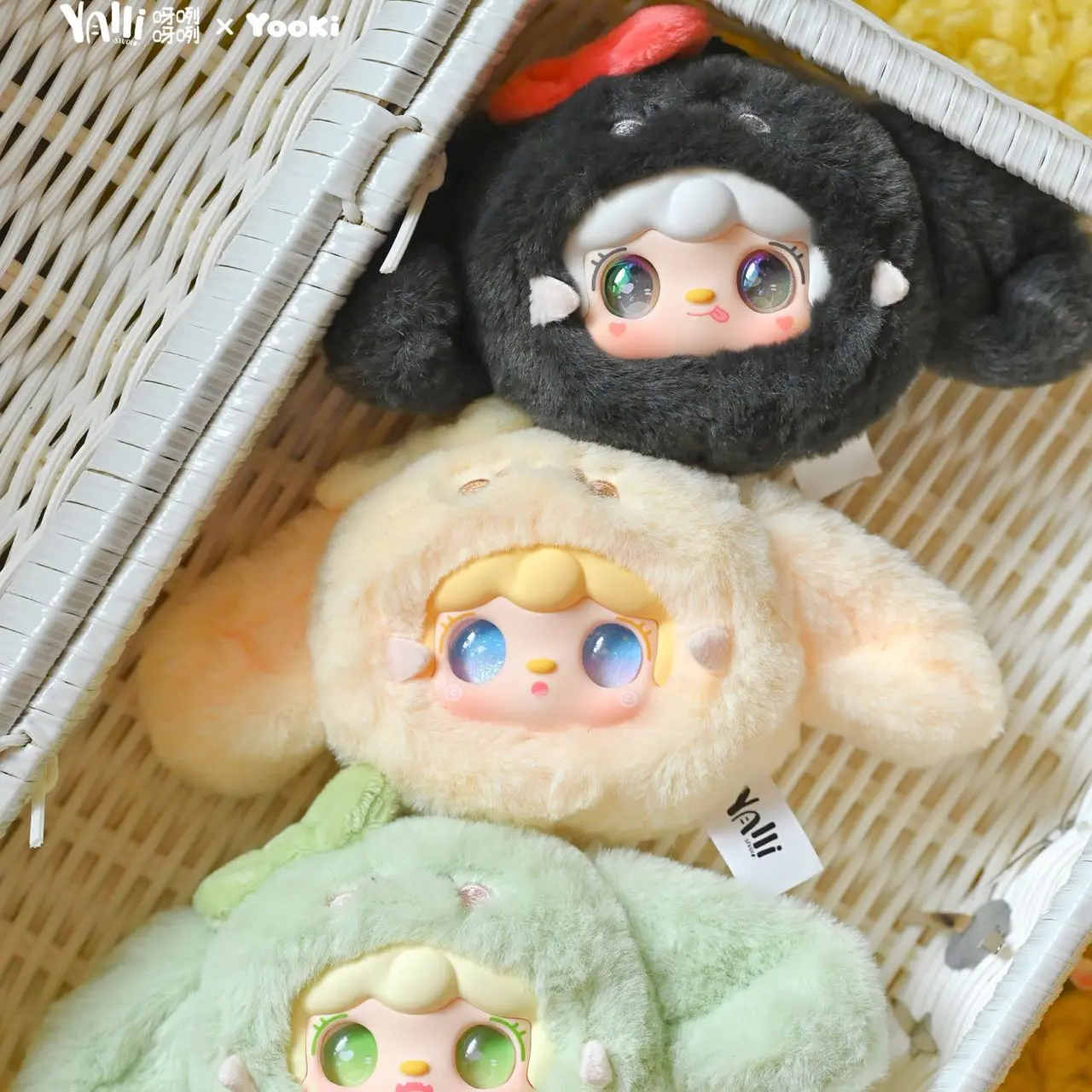 Yooki Cute Little Rabbit Blind Box Doll Bag Decoration Pendant Keychain Toy Doll Handmade Cartoon Anime Girl Gift Mysterious Box