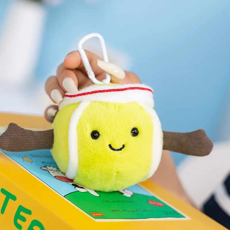 Cute Basketball Plushies Football Tennis Baseball Plush Toys Badminton Stuffed Balls Pillow Players Souvenir Kid Gift