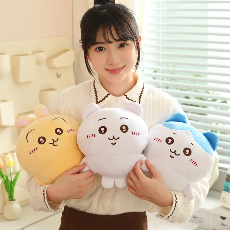 Sanrio Hachiware Plushies Lovely Chiikawa Pillow Joke Bear Stuffed Anime Kawaii Plushies Usagi Doll Bag Pendant Gift