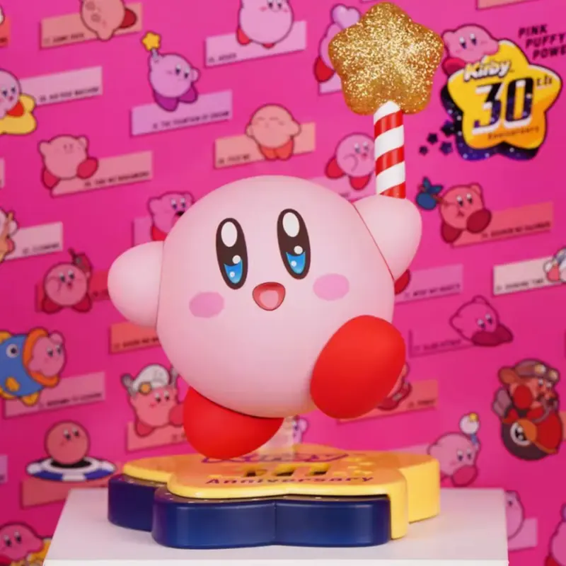 30Th Anniversary Kirby Action Figures Model Edition Anime Toys Cute Gsc 1883 Joint Mobility Figures Desktop Decor Toy Kid Gifts
