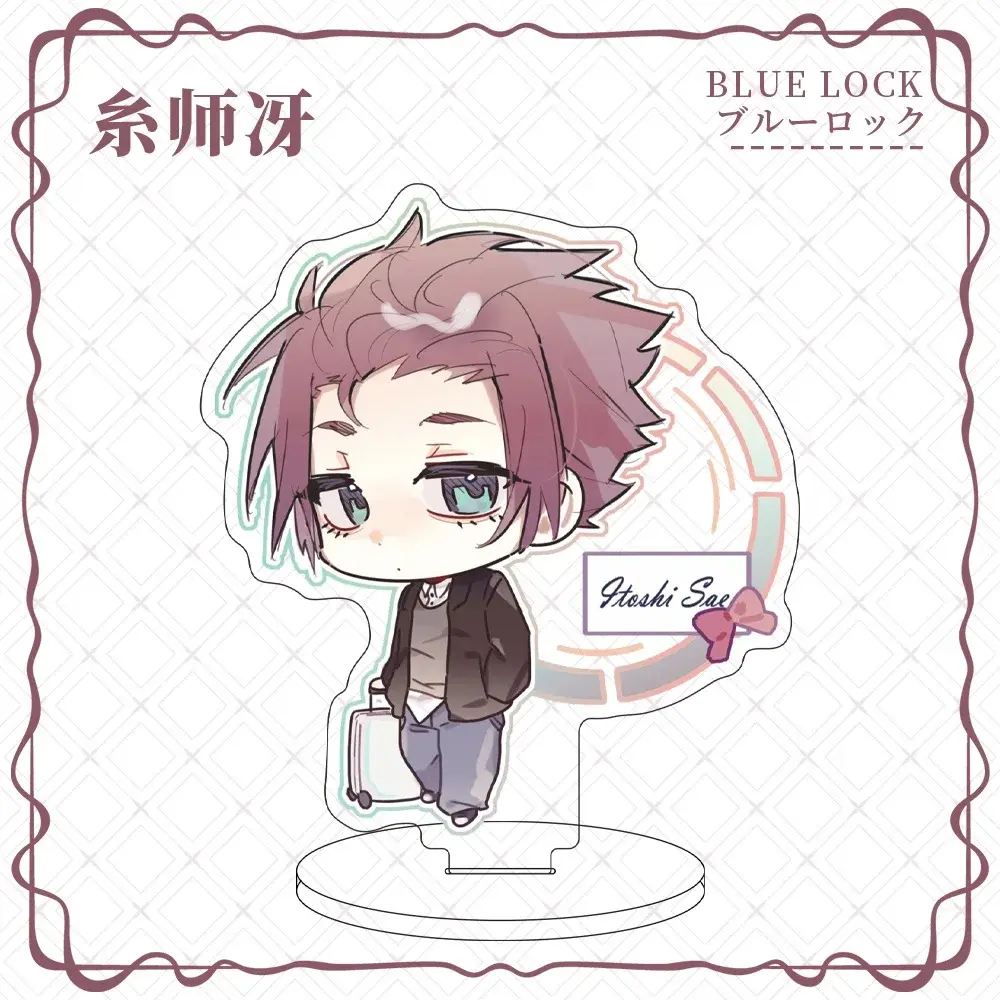 Anime BLUE LOCK Figure MICHAEL KAISER Itoshi Sae Rin Itoshi Acrylic Stand Model Plate Desk Decor Birthday Gift Toy