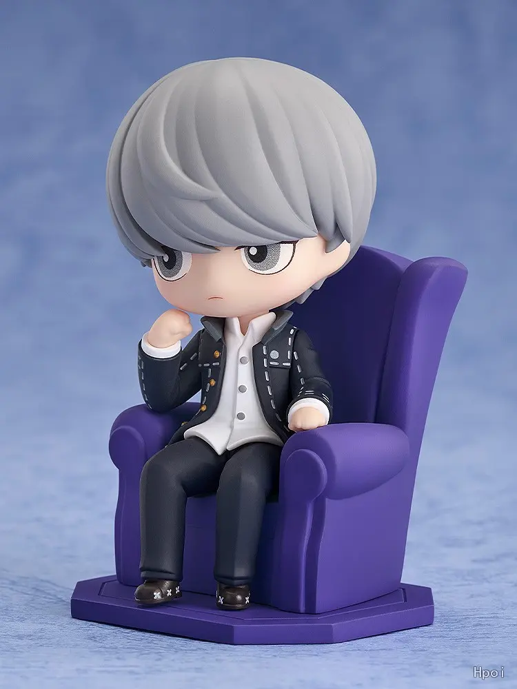 8CM Anime Persona 4:TheGolden Amamiya Ren Yu Narukami Yuuki Makoto Figure Skateboard Solid Doll Cake Ornaments Model Doll  PVC