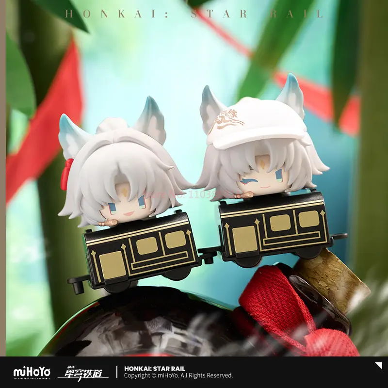 Mihoyo V3 Official Honkai Star Rail Stackable Figures Blind Box Trendy Desktop Decoration Gift Figurine Collectible Ornament