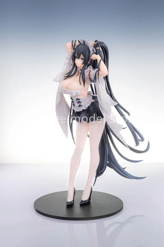 AniGame Original Indomitable Ms. Motivationless Maid Ver. 1/6 PVC Action Figure Anime Model Toys Collection Doll Gift