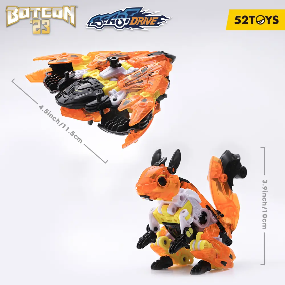 52TOYS BOTCON Limited Product BD-03&BD-09 Deformation Robot, Converting in Mecha and Cube, Action Figure, Collectible Gift