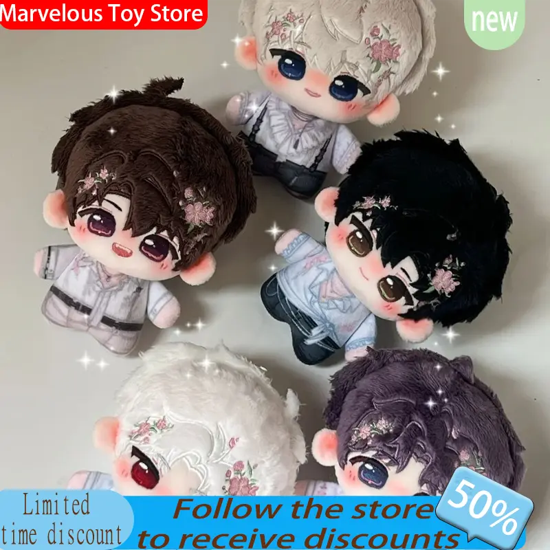 Love And Deepspace Plush Rafayel Xavier 10cm Stuffed Figurine Printed Body Statue Model Collection Kid Toy Gift