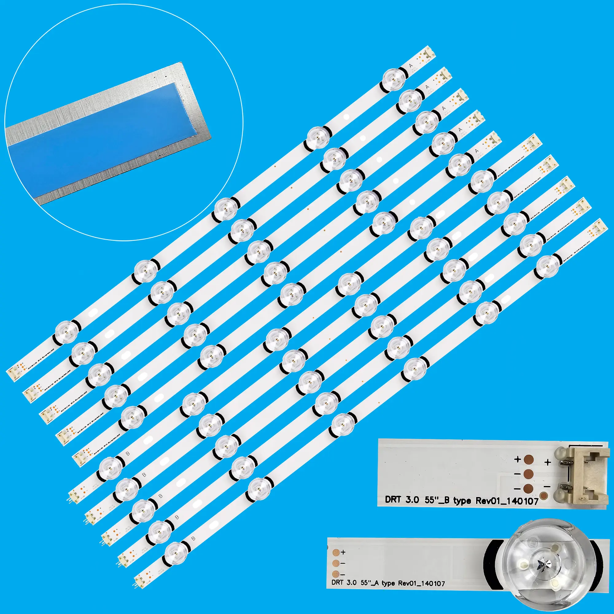 LED strips for 55LB630V 55LB650V LC550DUH FG 55LF5610 55LF580V 55LF652V 55LF5800 55LB630V 55LB6300 55LB5900 55LB6000 55LB570V