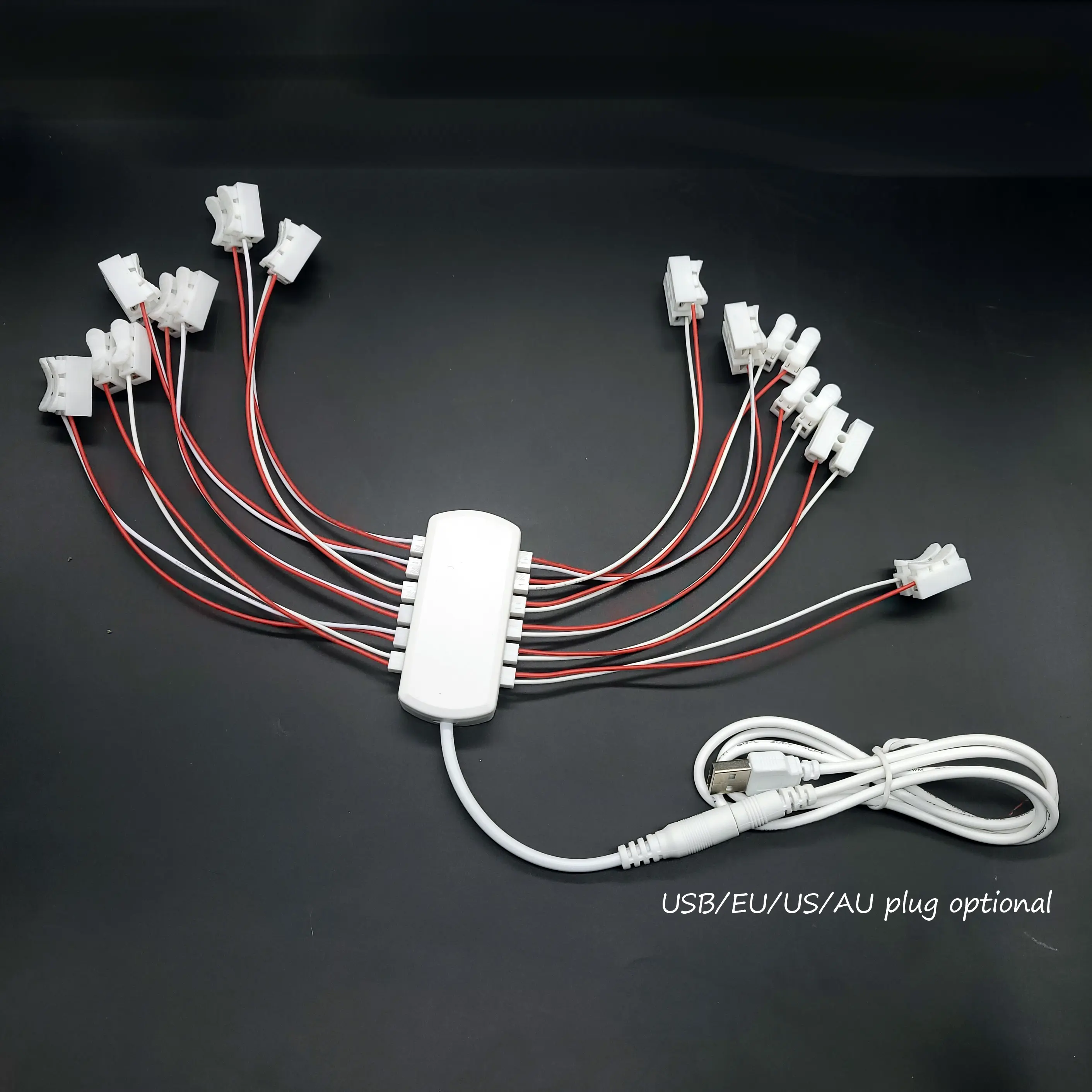 3v/12v AC/DC Adapter Power Supply with 12 Ports Output 3v/12v DC  Railway Layout/railroad Layout/train Layout Diorama EU/US/US