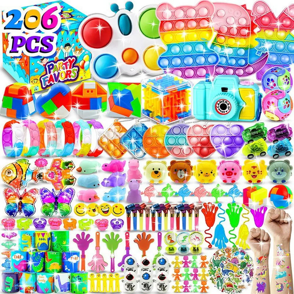 Fidget Toys Pack Stuffers for Party Favors Autism Sensory Toys Stress Autistic ADHD Anxiety Carnival Treasure Classroom Prizes