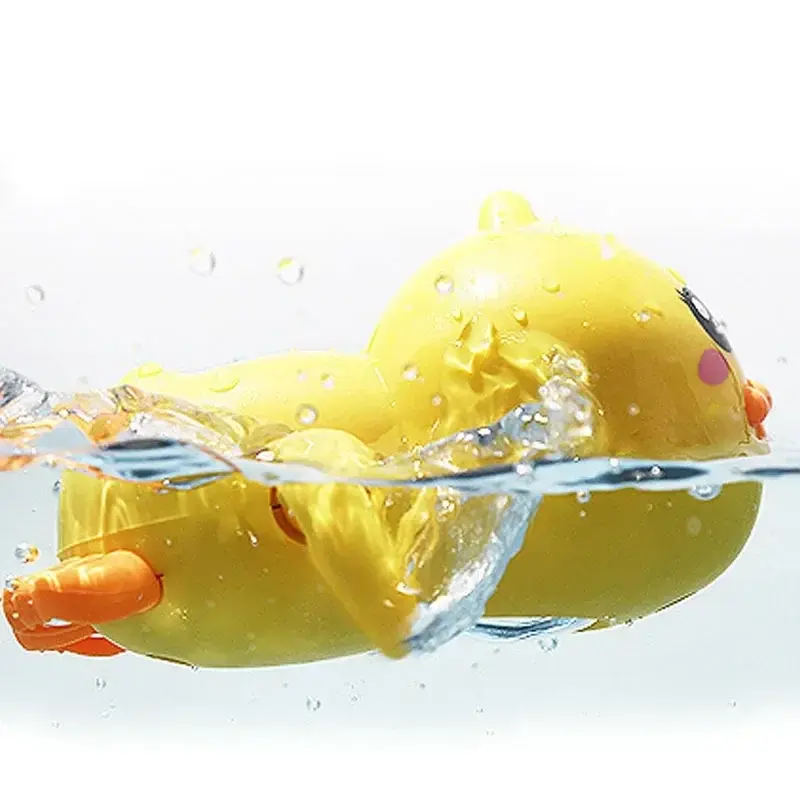 Bath Toys Cute Swimming Duck Bath Toys for Toddlers 1-3 Floating Wind Up Toys for Boy Girl New Born Baby Bathtub Toddler Toys