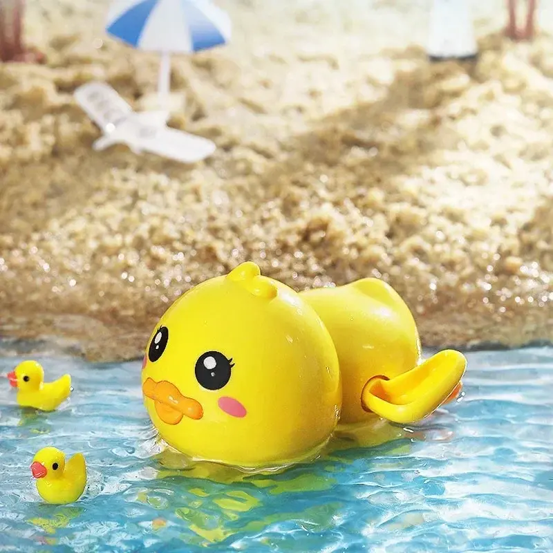 Bath Toys Cute Swimming Duck Bath Toys for Toddlers 1-3 Floating Wind Up Toys for Boy Girl New Born Baby Bathtub Toddler Toys