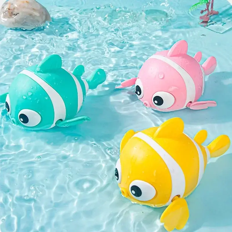 Bath Toys Cute Swimming Duck Bath Toys for Toddlers 1-3 Floating Wind Up Toys for Boy Girl New Born Baby Bathtub Toddler Toys