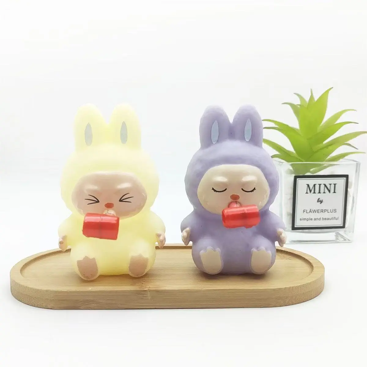 Little Bear & Rabbit Pressure Relief Toy - Tongue-Out Design for Stress Relief Fun Press And Roll the Tongue for Venting