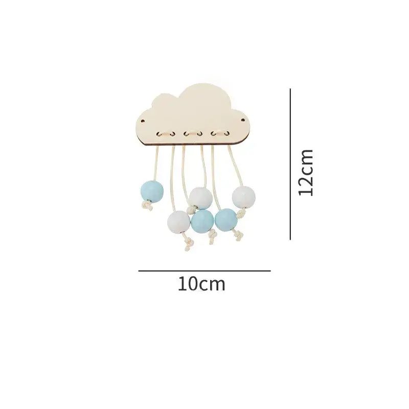 New DIY Montessori Busy Board Wooden Accessories Gear Hand Wheel Alarm Clock Animal Mirror Educational toys For Children Gifts