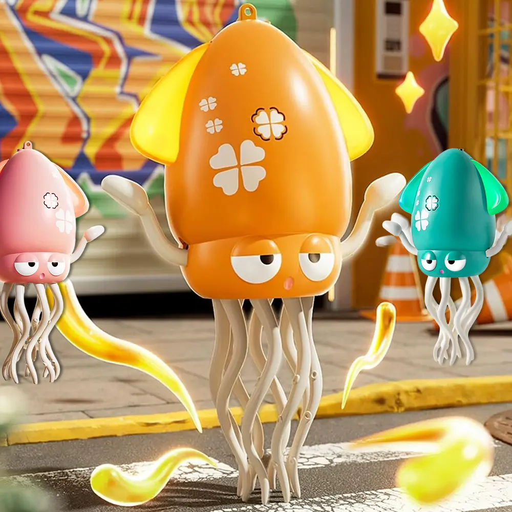 Dancing Octopus Light-Up Stress Toy Fun Party Favor Gift Idea for Adults & Kids Cute Octopus Toy for Relief And Entertainment