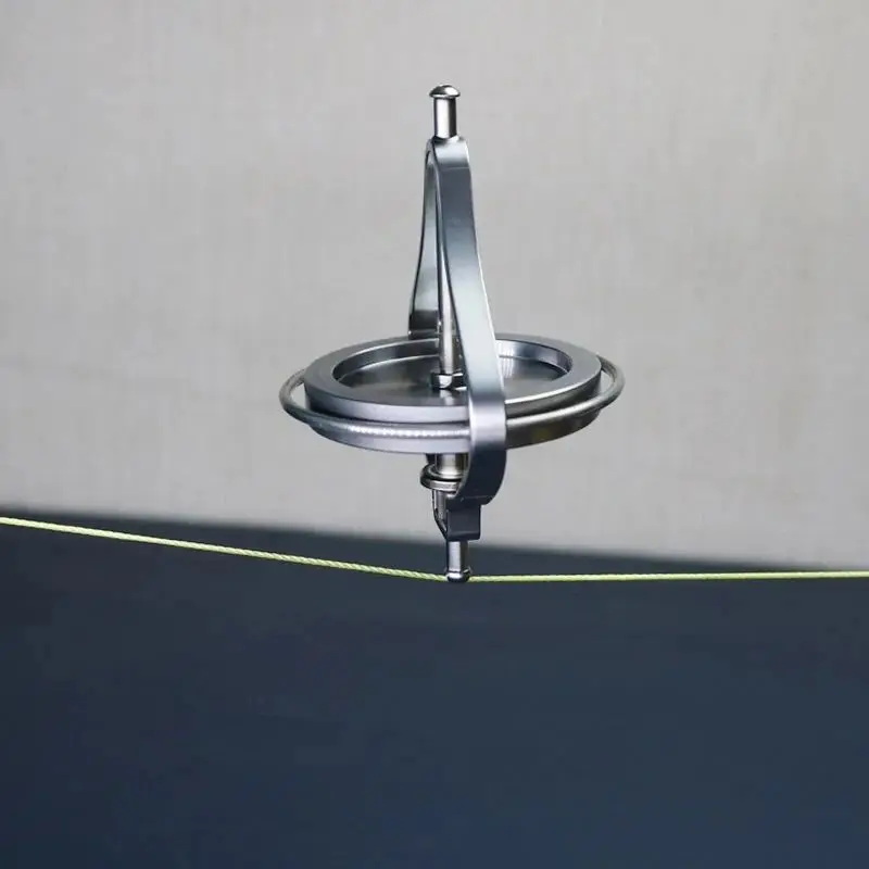 Metal anti gravity gyroscope toy fingertip gyroscope magic anti gravity adult decompression balance anti gravity teaching