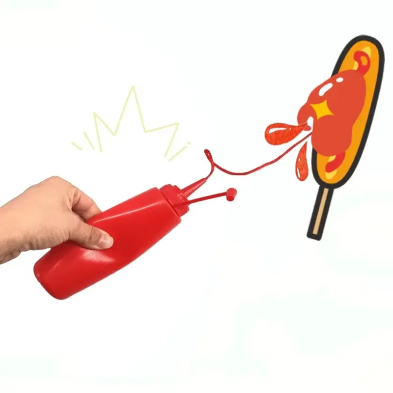 Funny Prank Ketchup Bottles Practical Jokes Tomato Sauce Prank Adult Kids Cool Toys Frightening Items Fake Ketchup Surprise Gift