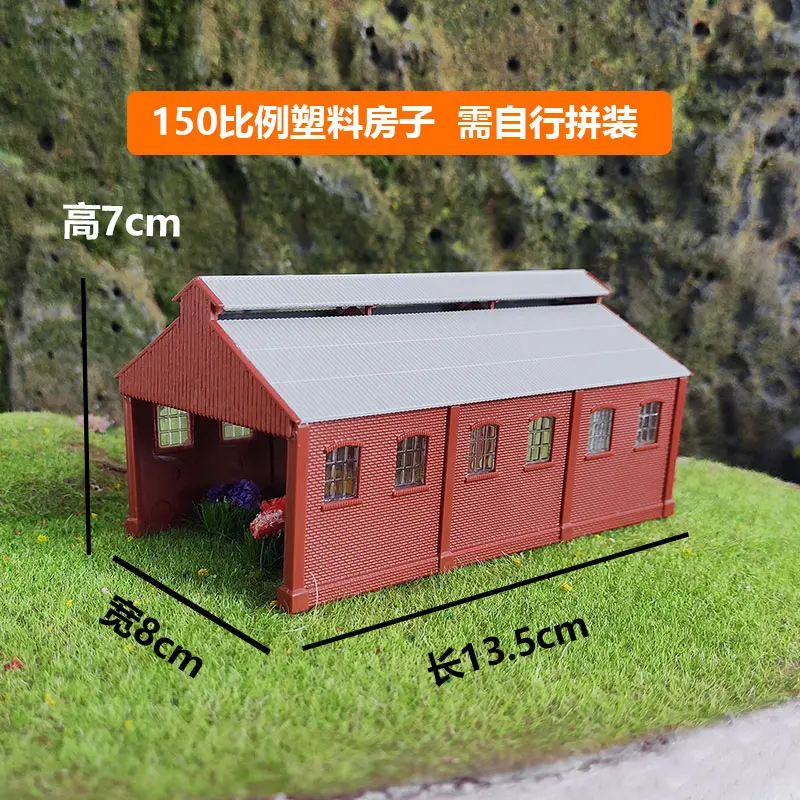 N Scale Model Building House Parts Set European Style Courtyard Cathedral School Dewlling Model Scale Kit Scene Material Diorama