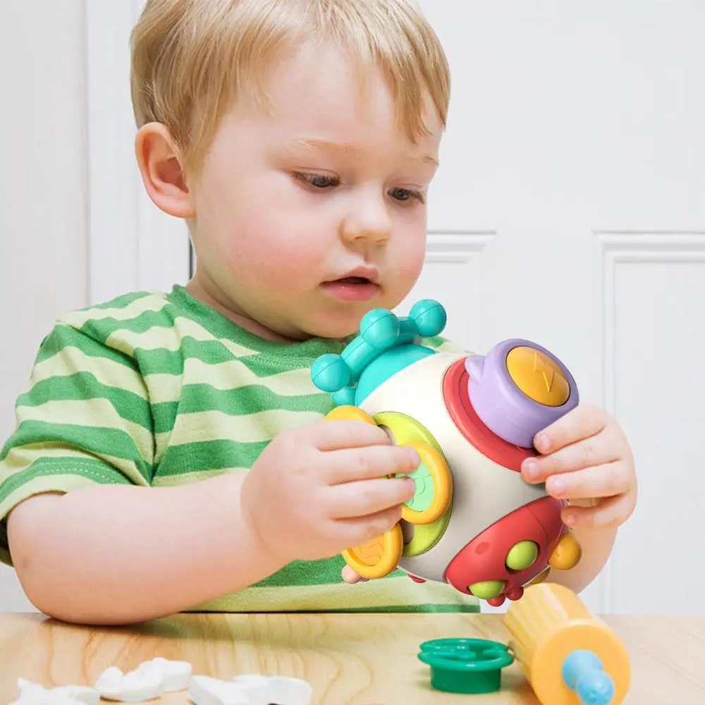 Montessori Toy Educational Learning Busy Cube Hand-on Ability Training Lock Box Fine Motor Skill Development Cube Toy for Kids
