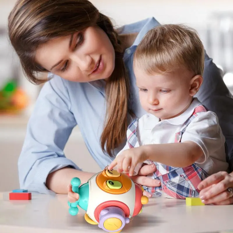 Montessori Toy Educational Learning Busy Cube Hand-on Ability Training Lock Box Fine Motor Skill Development Cube Toy for Kids