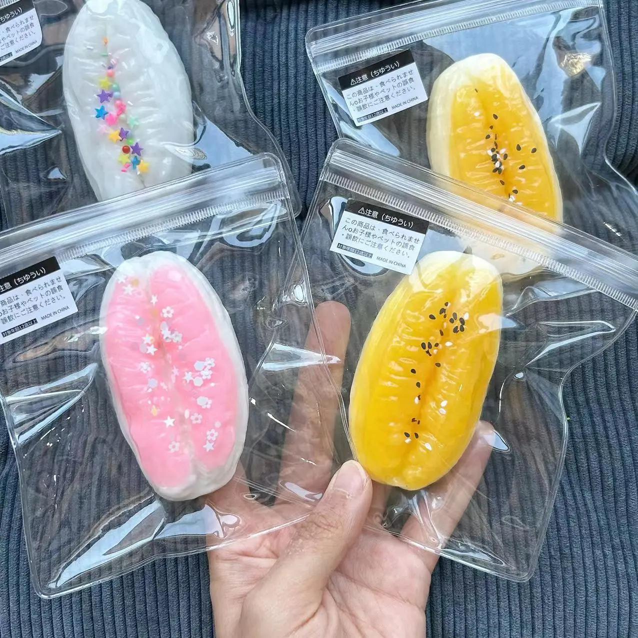 Taba Squishy Food Squeeze Toy Cute Stress Relief Fidget Sensory Toys for Kids Adults Soft Fake Food Slow Rebound Squishy Toys ﻿