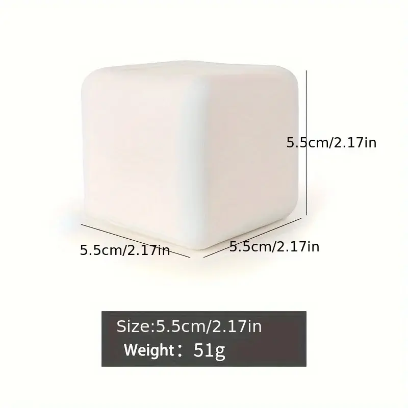 Squishy Tofu Fidget Toy Squishy Stress Balls Squeeze Toys Anxiety Stress Relief Autism Sensory Toys for Kids Adults Gift
