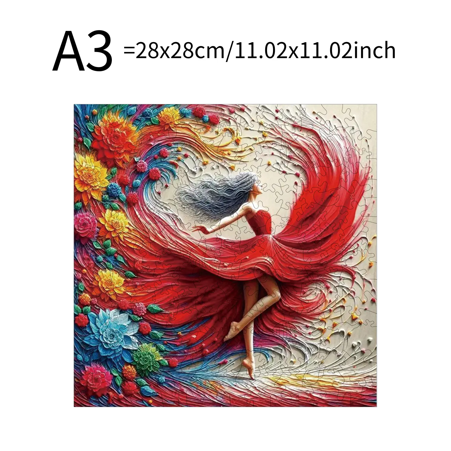 Dancing Girl Parrot Mouse Animal Puzzles High Quality Jigsaw Puzzle Wooden Puzzle Best Christmas Gift