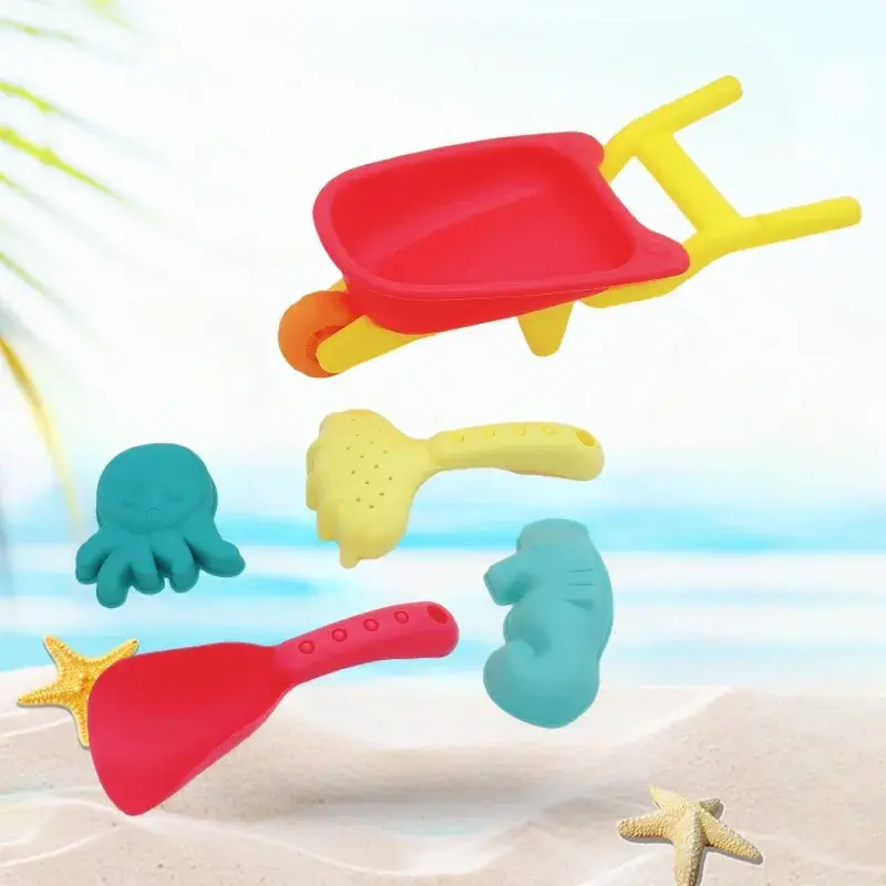 Beach Sand Play Set for Kids Shovel Molds Outdoor Toys for Family Summer Beach Trips Winter Snow Activities Nature Exploration